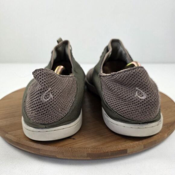 OluKai Shoes Mens Size 11 Olive Brown Nohea Moku Lightweight Mesh Casual Sneaker - Picture 8 of 16